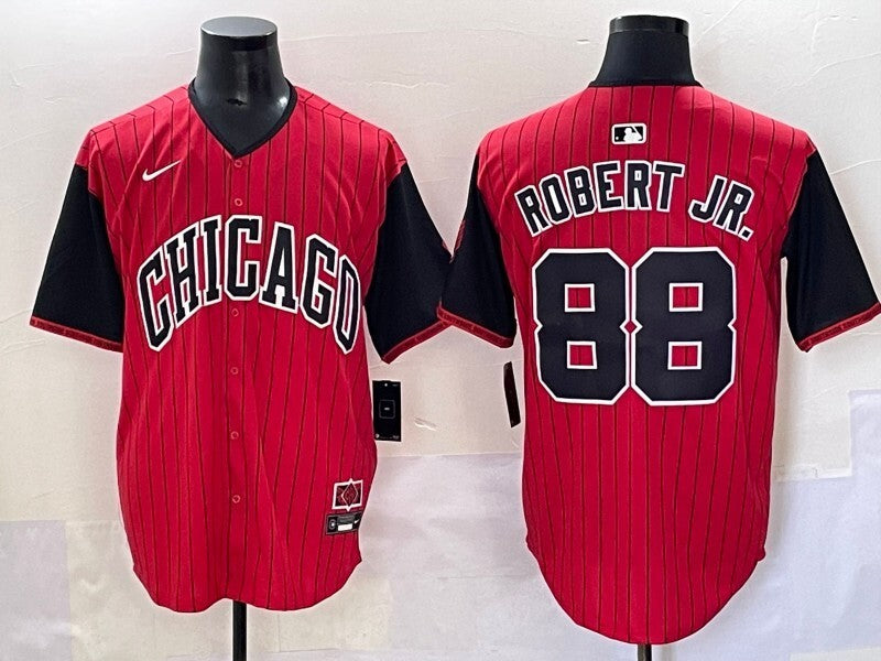 Chicago White Sox #88 Luis Robert Jr. White Sox Collaboration Style 1