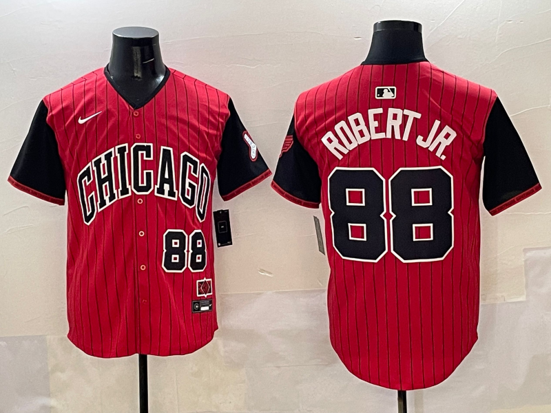 Chicago White Sox #88 Luis Robert Jr. White Sox Collaboration Style 5