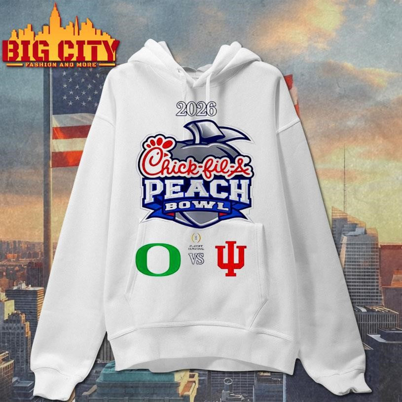 Chick-fil-A Peach Bowl 2026 Oregon vs Indiana Shirt