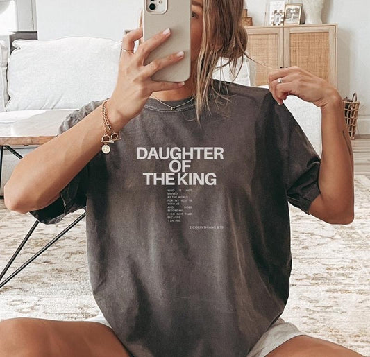 Child of God Shirt, Daughter of the King Shirt, Love Like Jesus Shirt, Jesus is King Merch, Christian shirt Cotton Tops...