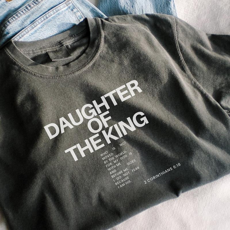 Child of God Shirt, Daughter of the King Shirt, Love Like Jesus Shirt, Jesus is King Merch, Christian shirt, Faith Shirt,...