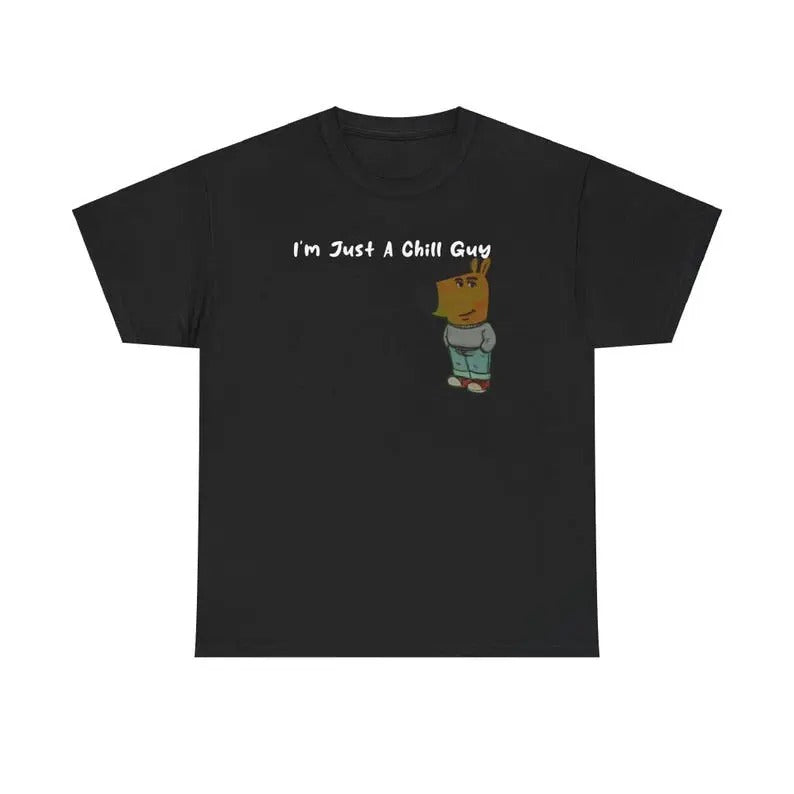 Chill guy Tshirt _unisex Heavy Cotton Tee Hoodie, Sweatshirt | WearSparks.com