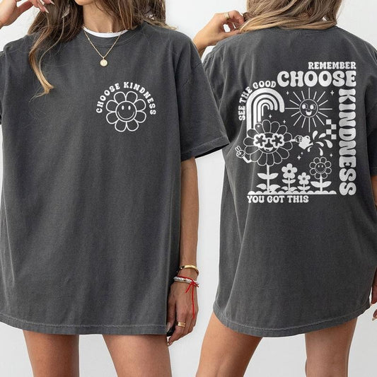 Choose Kindness Comfort Colors Shirt, Kindness Matters Tee, Vintage Inspired T-shirt, Be Kind Shirt, Teacher Appreciation...