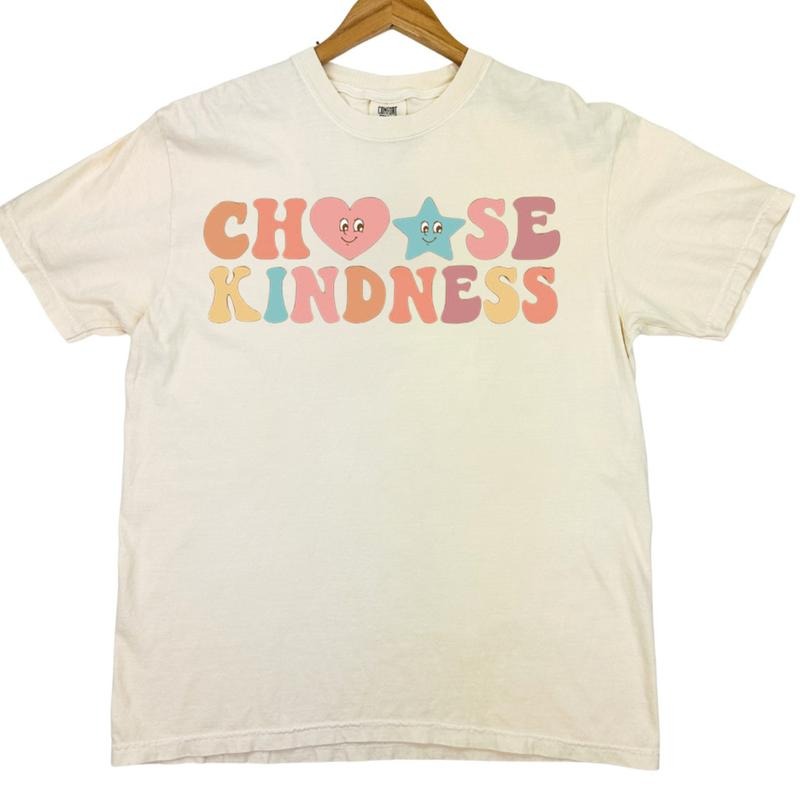 Choose Kindness Retro Comfort Colors T-Shirt Hoodie, Sweatshirt | WearSparks.com