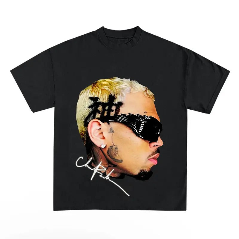 ChriSs Browwn Big Face Tee Iconic Music Statement Hoodie, Sweatshirt | WearSparks.com