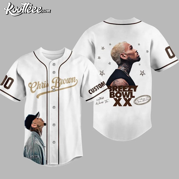 Chris Brown Breezy Bowl XX Personalized Baseball Jersey