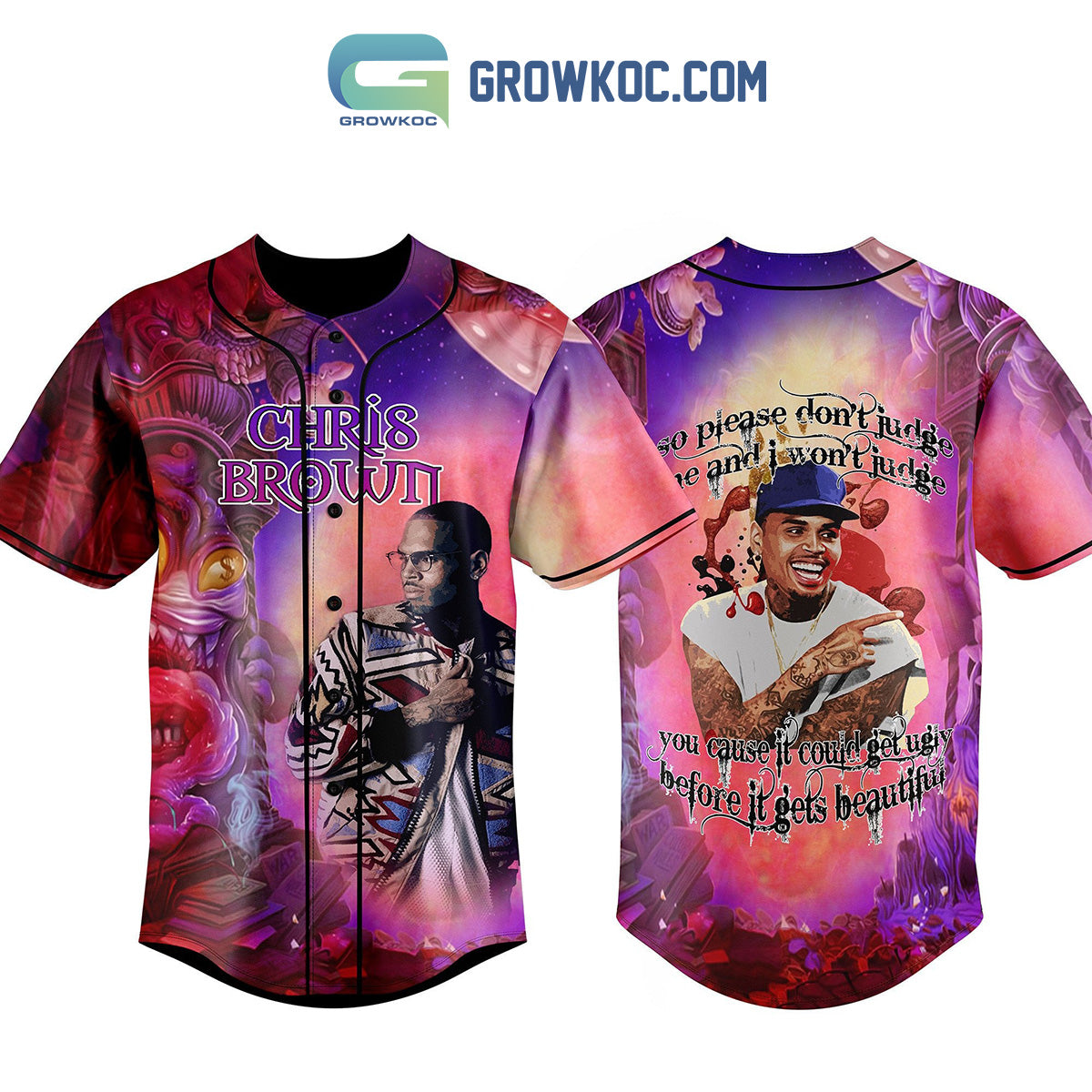 Chris Brown So Please Don’t Judge Me And I Won’t Judge Baseball Jersey