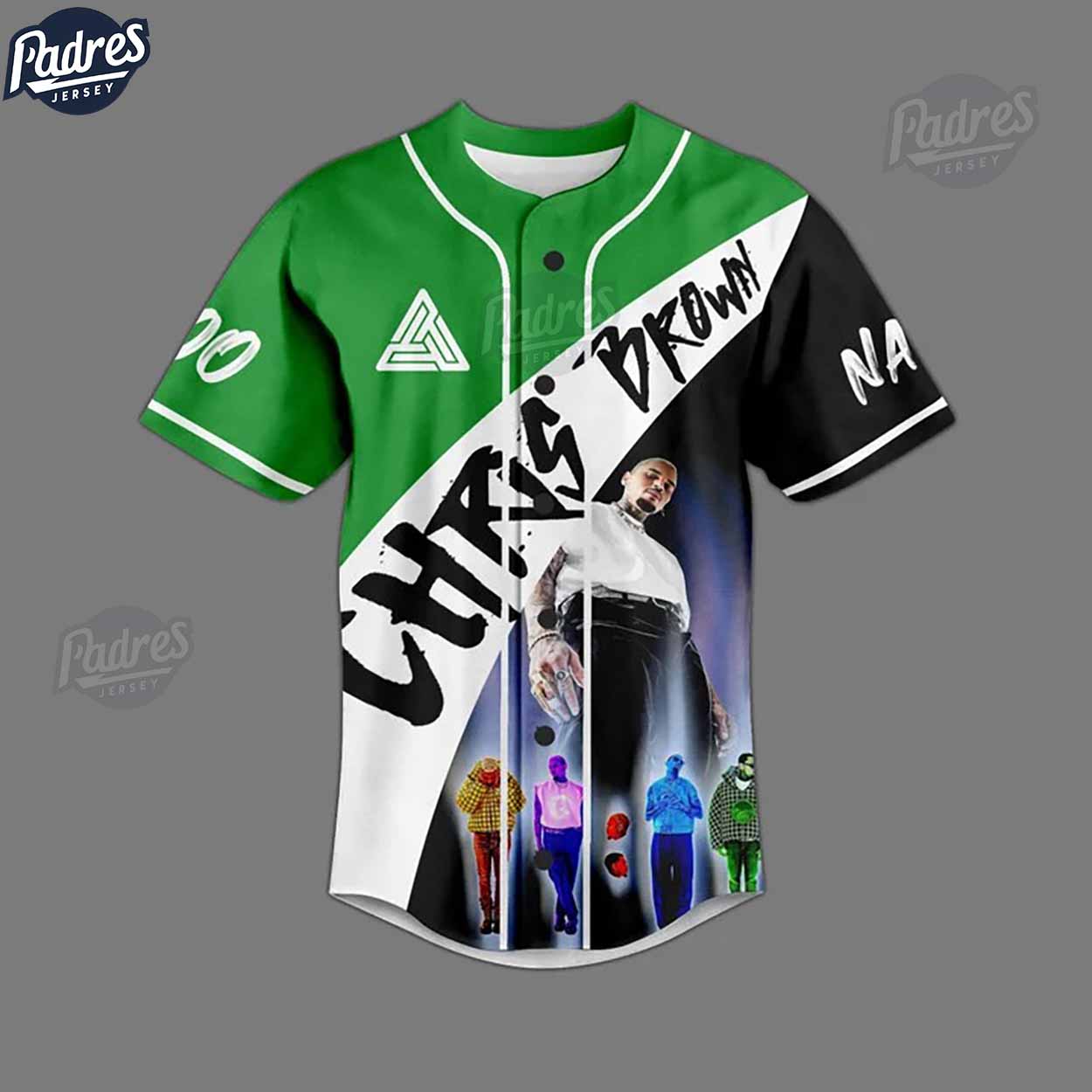 Chris Brown Tour Custom Baseball Jersey Style - Padres Jersey Oasis: Elevate Your Baseball Style Game T-Shirts,... (Image 2)