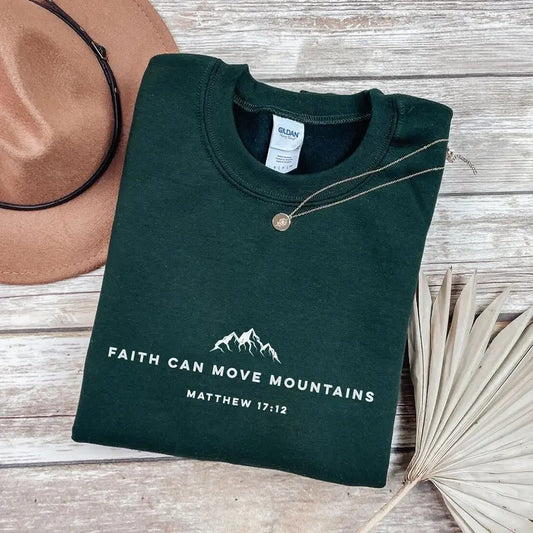 Christian Crewneck Sweatshirt, Bible verse sweatshirt, Christian sweaters Cotton T-Shirts, Hoodie | WearSparks.com