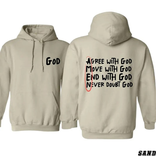 Christian Hoodie - Amen-Inspired Design Featuring Uplifting Faith Message and Minimalistic God Graphic, Perfect for...