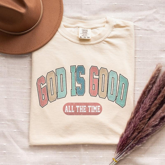 Christian Shirt - God Is Good All The Time Shirt - Womens Christian Religious Tee Hoodie, Sweatshirt | WearSparks.com