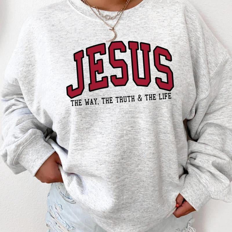 Christian Sweatshirt Jesus Sweatshirt Faith Sweatshirt - Trendy Crewneck Love Like Jesus Pray Sweatshirt T-Shirts, Hoodie