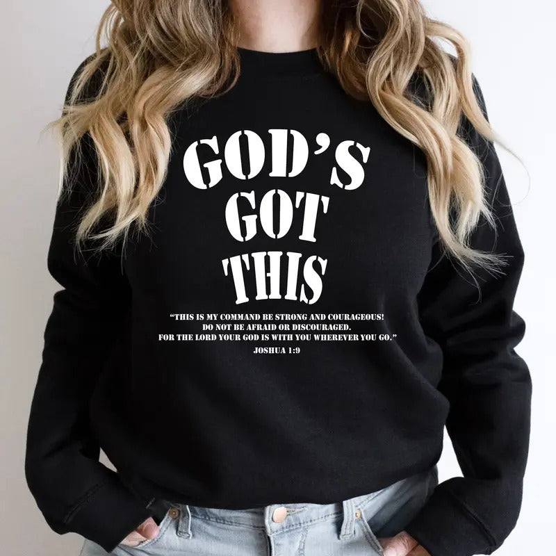 Christian Sweatshirt, Faith Hoodie, Religious Long Sleeve, Unisex Jesus Hoodie, Prayer Sweater For Woman, Motivational...