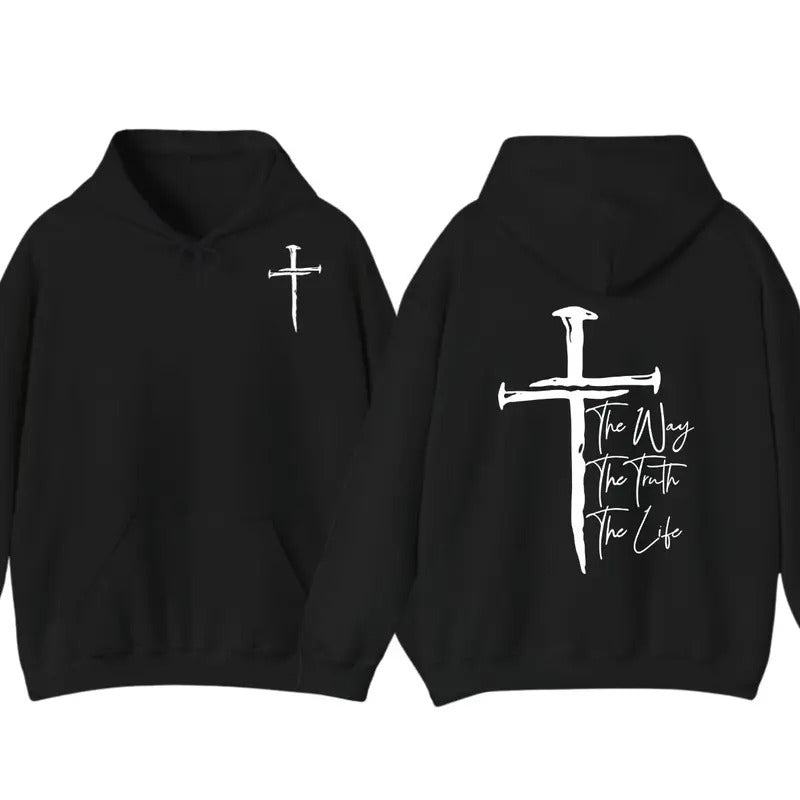 Christian T-shirt, Hoodie Faith Over Fear Tee, christian apparel - Jesus Tops for Men