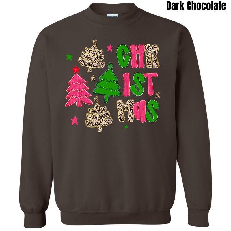 Christmas Cheetah & Colors Sweatshirt 'NLB' T-Shirts, Hoodie | WearSparks.com