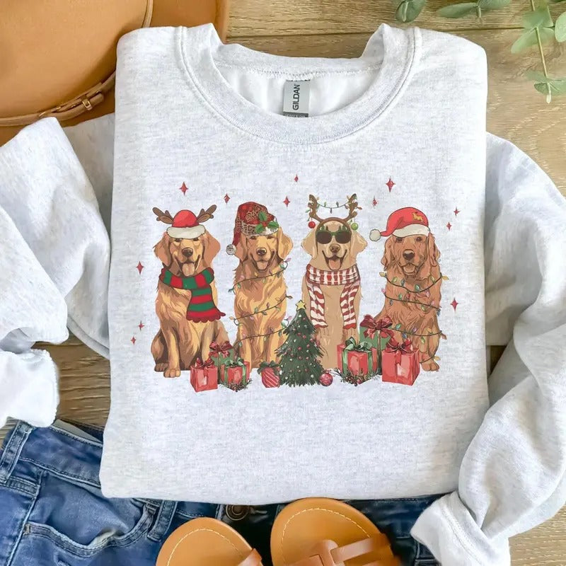 Christmas Dog Shirt Gift for Dog Lover Personalized Dog Shirt Christmas Dog T-Shirt Dog Christmas Shirt Gift for Mom With...
