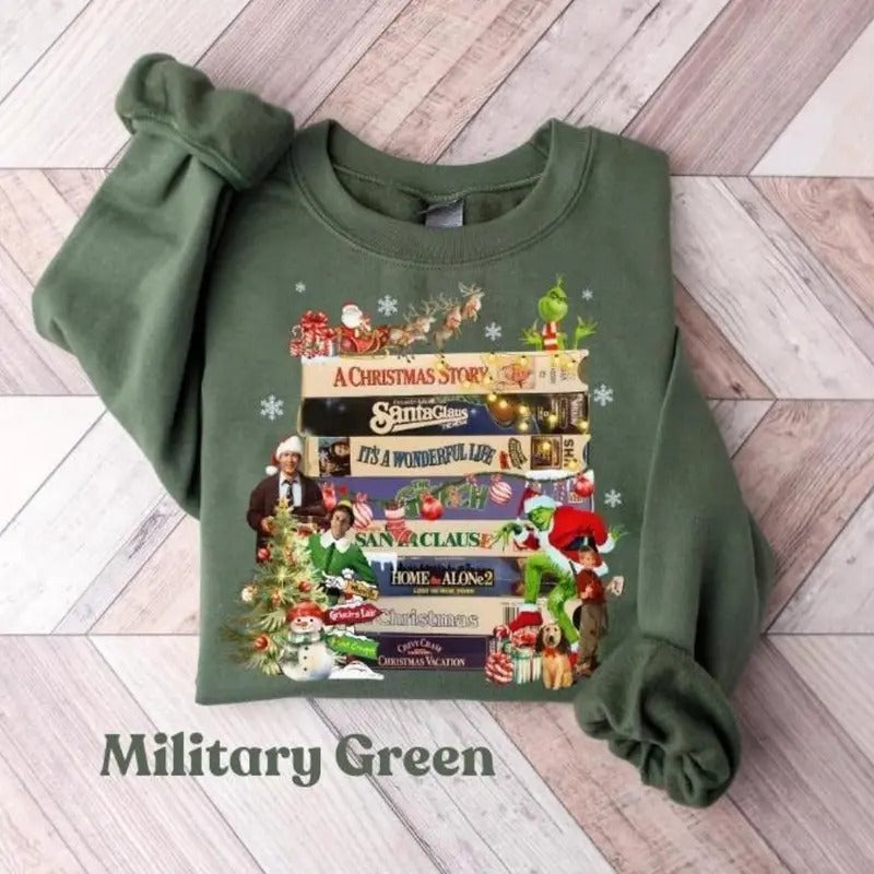Christmas Friends Shirt Christmas Movie Shirt Christmas Sweatshirt Christmas Shirt Christmas Gifts Women Holiday Crewneck...