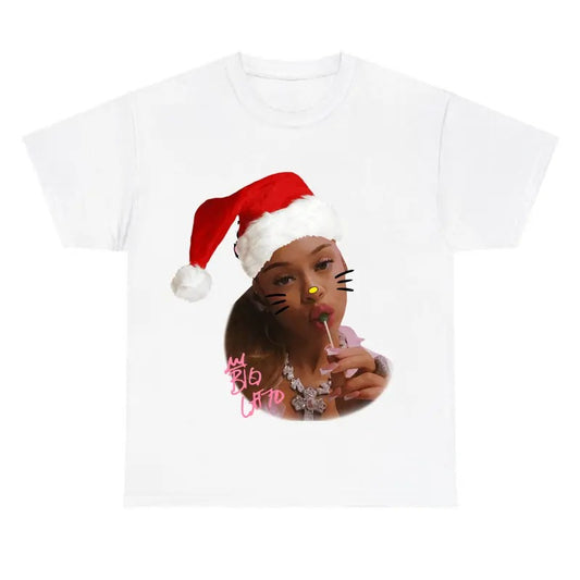 Christmas Funny Big Mama Santa Kittyyy Shirt, Cute Shirt Hoodie, Sweatshirt | WearSparks.com