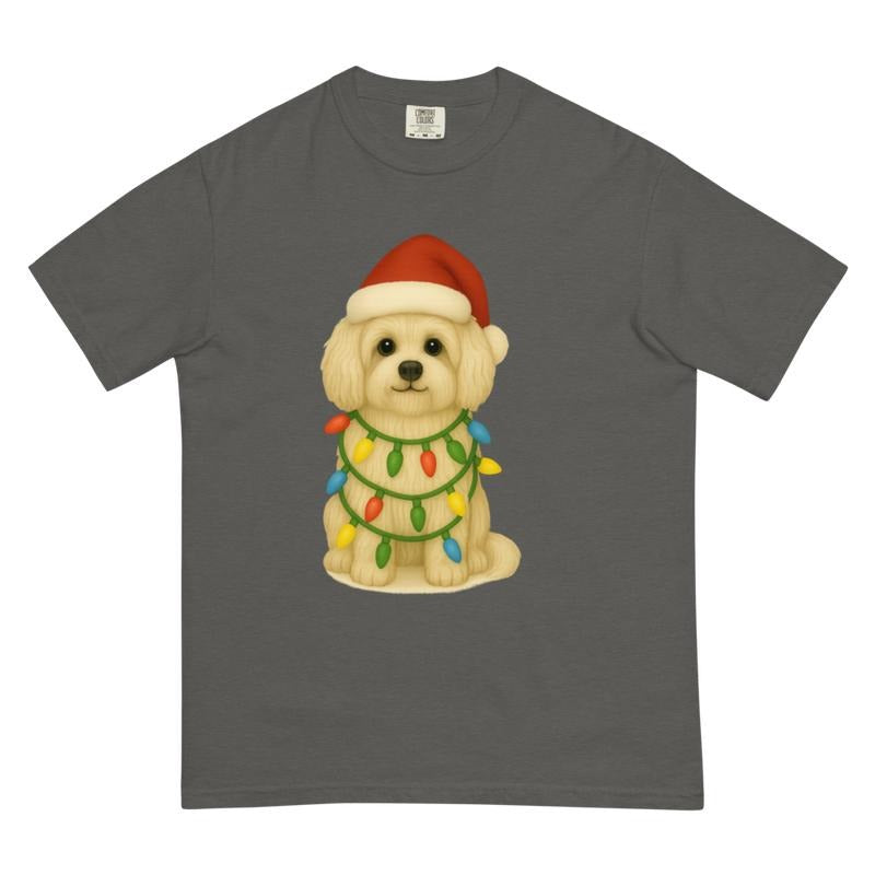 Christmas Maltese Comfort Colors Shirt