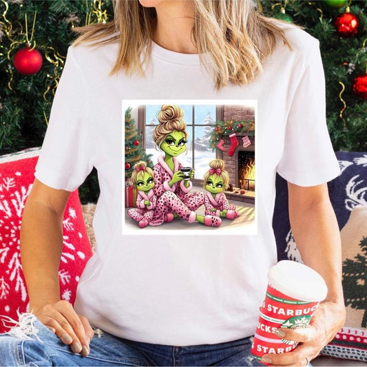 Christmas Mama And Daughters T-Shirt, Christmas Family Shirt, Christmas Gifts Tee, Christmas Family Party Tee, Christmas...
