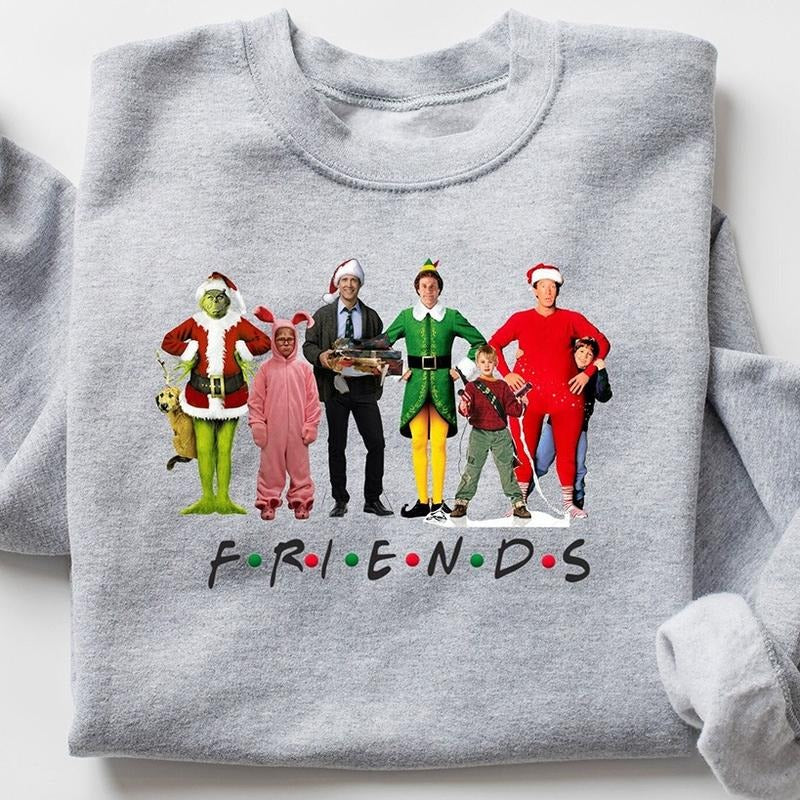 Christmas Movie Characters Crewneck Sweatshirt, Hoodie, T-shirt, Cute Christmas Gifts | WearSparks.com