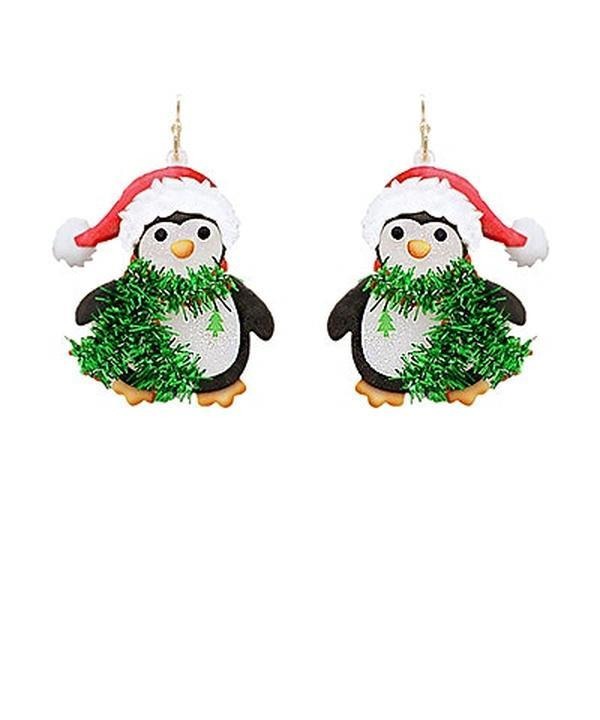 Christmas Penguin Earrings T-Shirts, Hoodie, Sweatshirt | WearSparks.com
