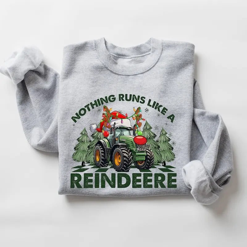 Christmas Sweatshirt, Merry Christmas Sweatshirt, Christmas Sweater, Skelet0n Sweatshirt, Christmas Vibes, Nothing Runs...