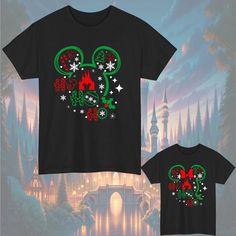 Christmas T Shirt Minnie Merry Xmas Festive Funny UnisexTee Made in USA Hoodie, Sweatshirt | WearSparks.com
