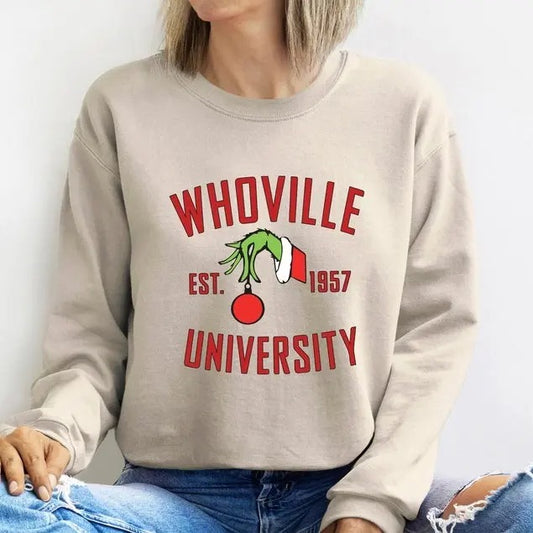 Christmas University Est 1957 Sweatshirt, Christmas Gift, Christmas Family Gift, Christmas Shirt Hoodie | WearSparks.com