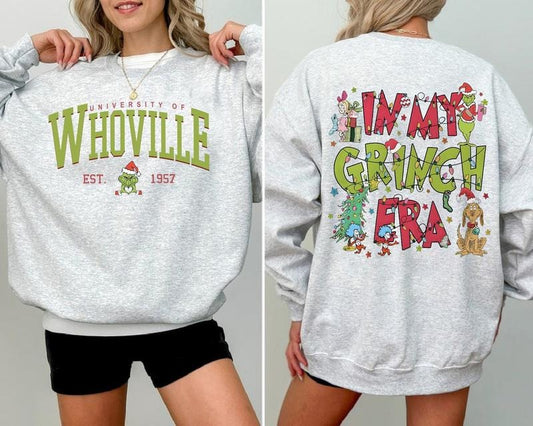Christmas University Sweatshirt, In My Christmas Era Sweatshirt, Vintage Christmas Sweatshirt, Christmas Movie...
