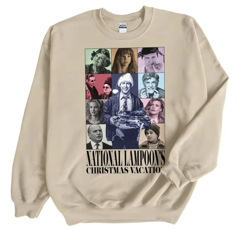 Christmas Vacation Sweatshirt, My Christmas Era Classic Movie Tee Womenswear Tops Hoodie | WearSparks.com