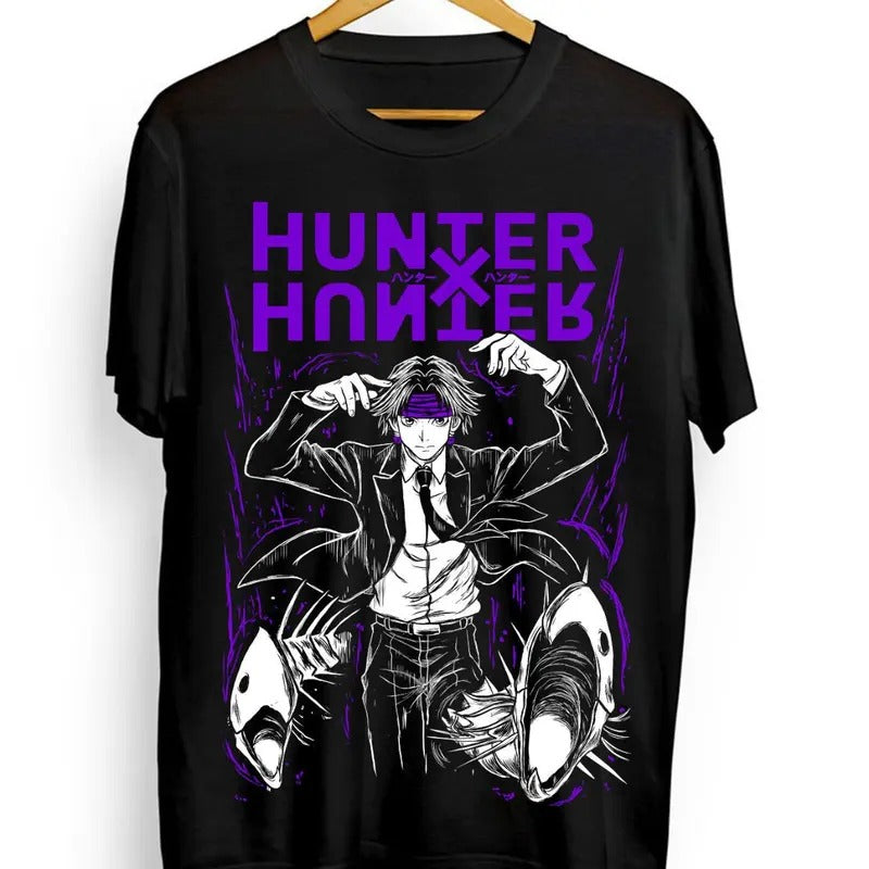 Chrollo Lucilfer T-shirt Hunter X Hunter HXH Anime Graphic Tee All Size Hoodie, Sweatshirt | WearSparks.com