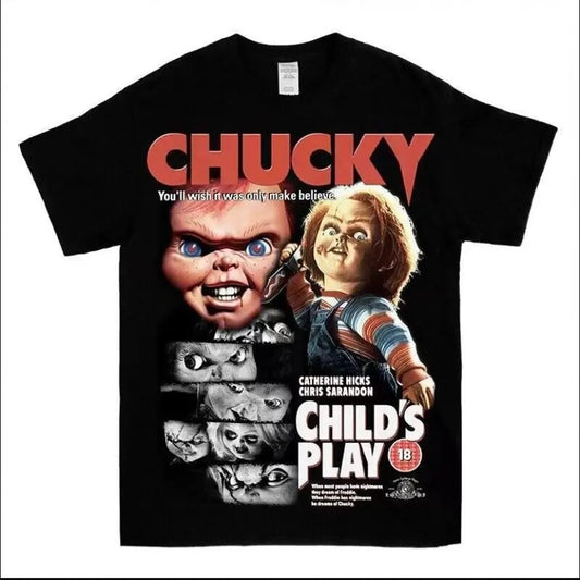 Chucky Child's Play Horror Movie T-Shirt Movie Fans Black Shirt Hoodie, Sweatshirt | WearSparks.com