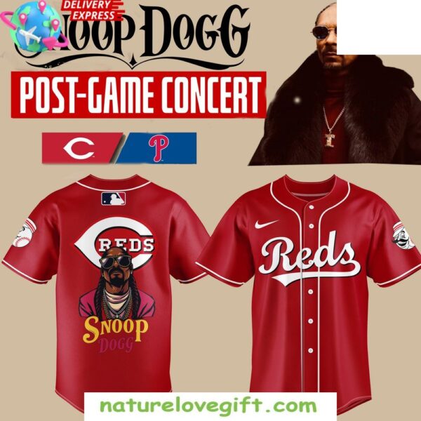 Cincinnati Reds Snoop Dogg Concert Jersey