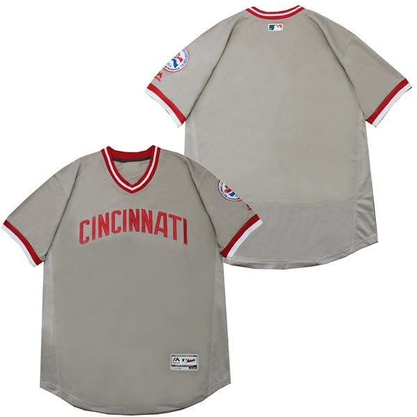 Cincinnati Reds Reds Gray Blank