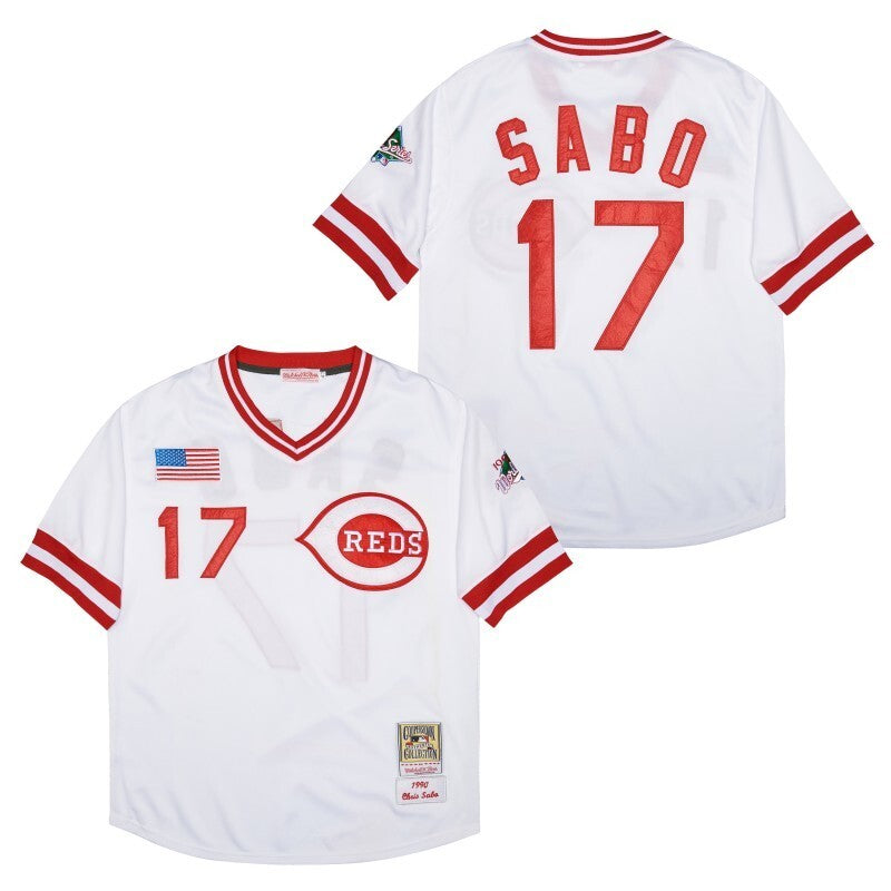 Cincinnati Reds #17 Chris Sabo Style 3