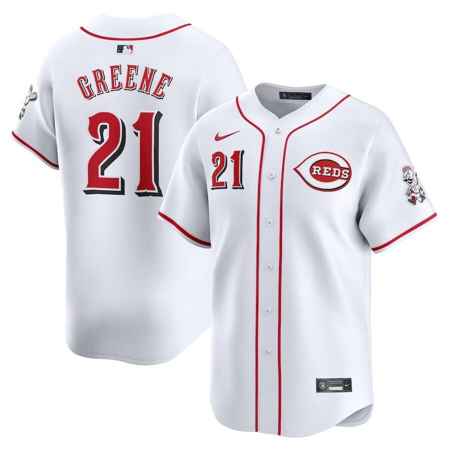Cincinnati Reds #21 Hunter Greene Home Limited Player Jersey - White