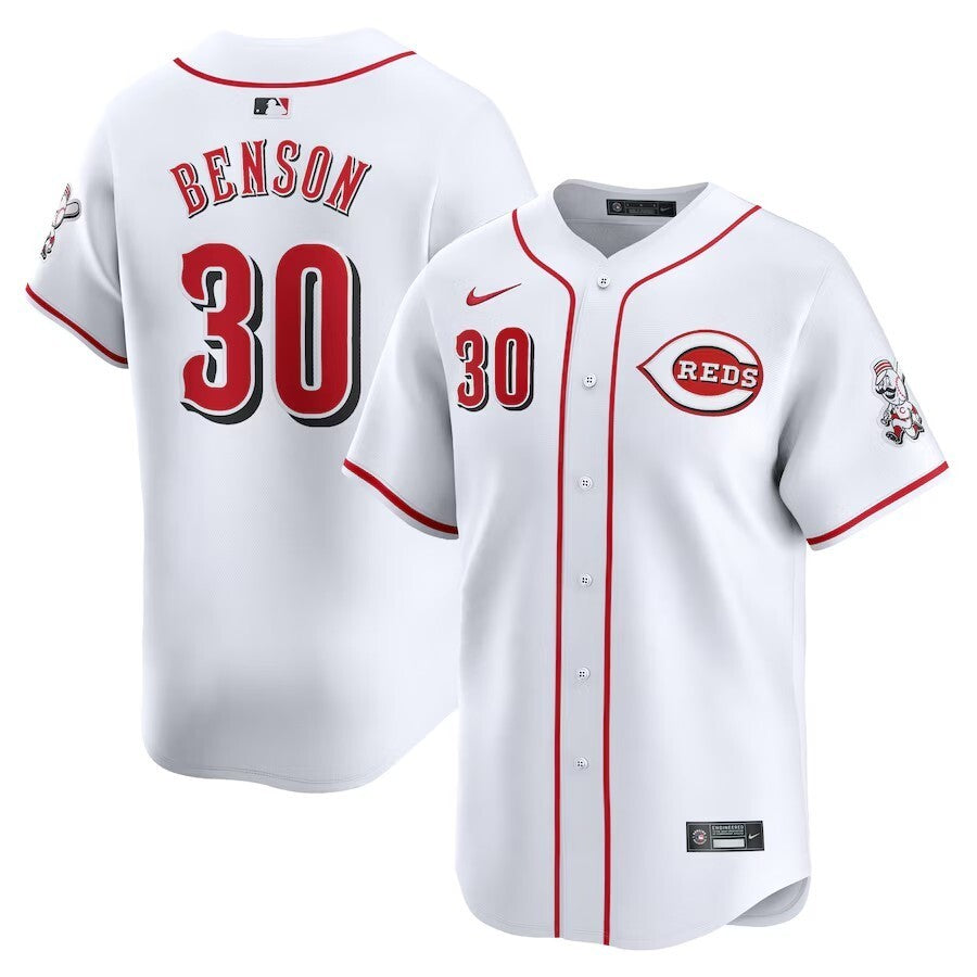 Cincinnati Reds #30 Will Benson Home Limited Player Jersey - White