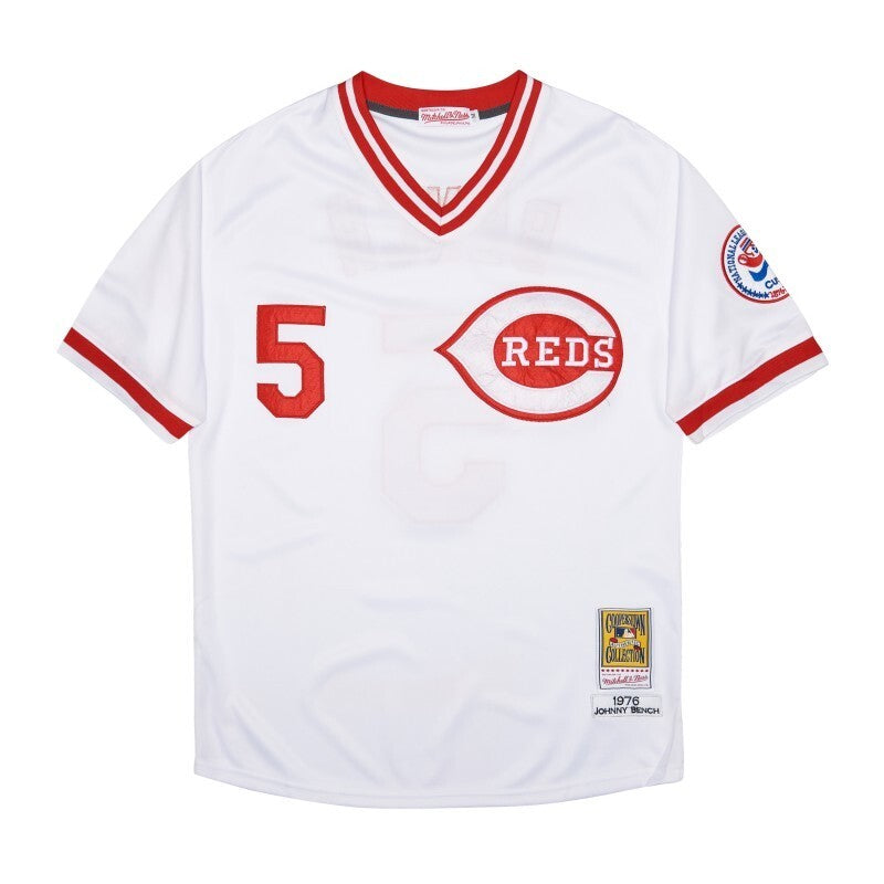 Cincinnati Reds #5 Johnny Bench Style 2