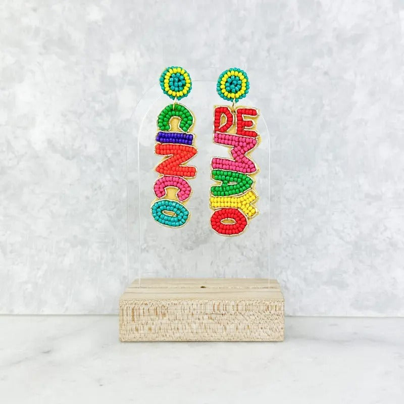 Cinco De Mayo Seed Bead Earrings *Final Sale* T-Shirts, Hoodie, Sweatshirt | WearSparks.com