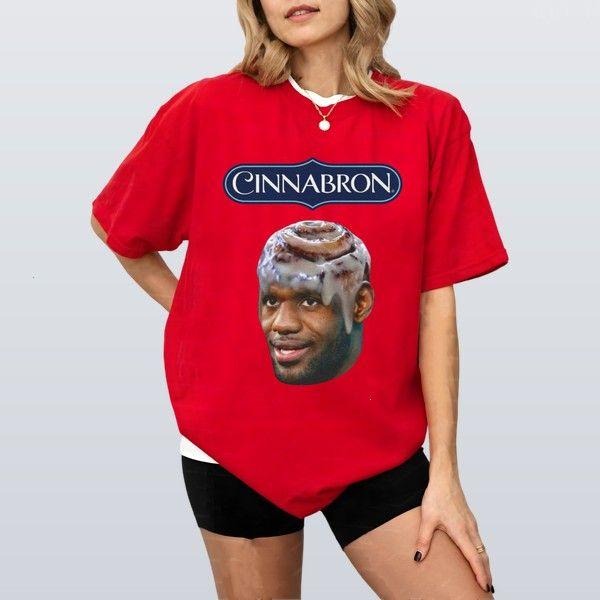 Cinnabron Meme Lebron Unisex T-shirt Retro Graphic Tee Perfect For Active Days And Casual Style Hoodie, Sweatshirt