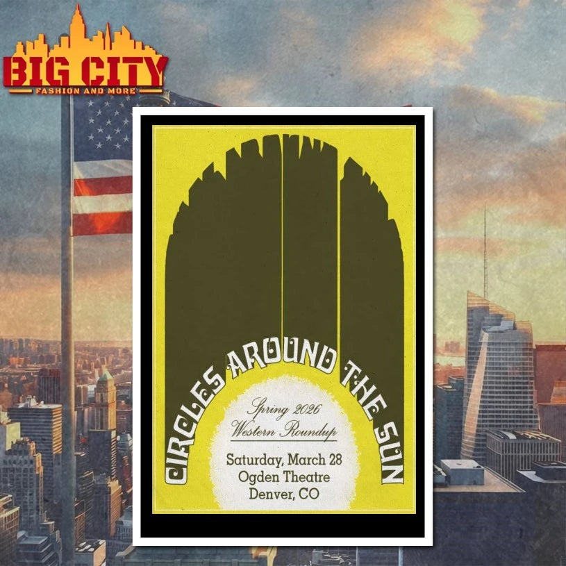 Circles Around The Sun 3.28.2026 Denver CO Poster shirt