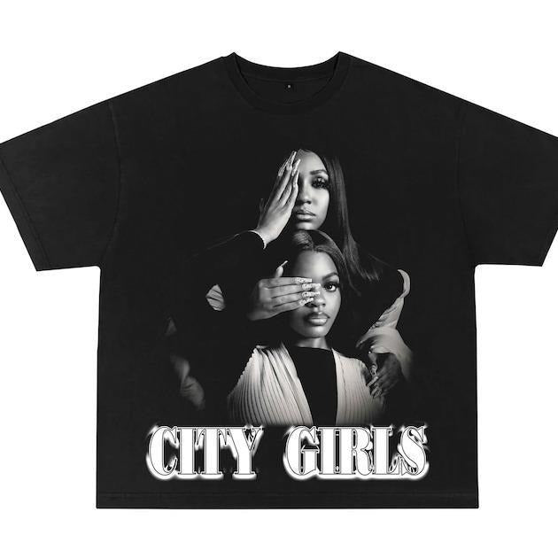 City Girls T Shirt, City Girls Rap Hip Hop 90s, Twerkulator Yung Miami and JT Shirt, Music 90s Fan Tour Shirt Hoodie,...