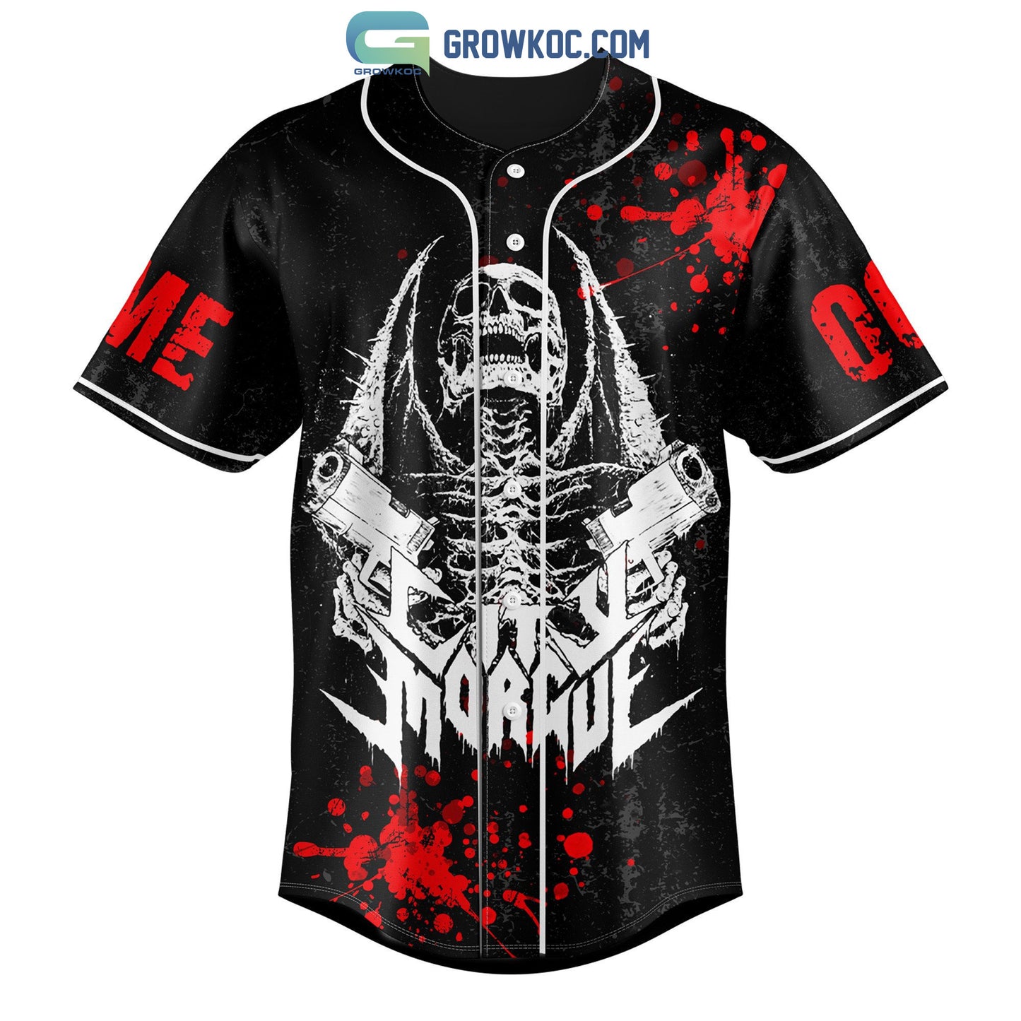 City Morgue Hip Hop Personalized Baseball Jersey