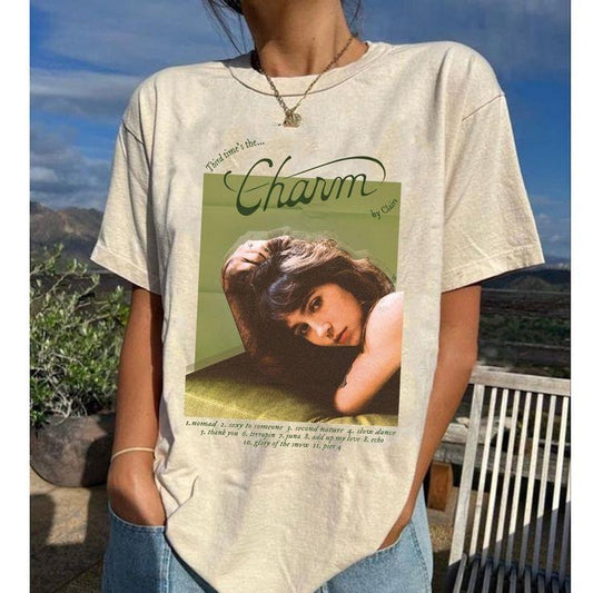Clairo Charm T-Shirt, Album Cover Graphic Tee, Indie Band Gift Tee Hoodie, Sweatshirt | WearSparks.com