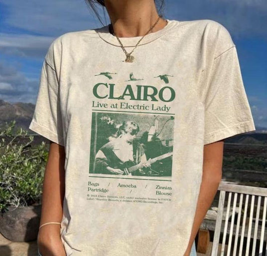 Clairo Sling Album T-Shirt, Live At Electric Lady Indie Gift Tee Hoodie, Sweatshirt | WearSparks.com