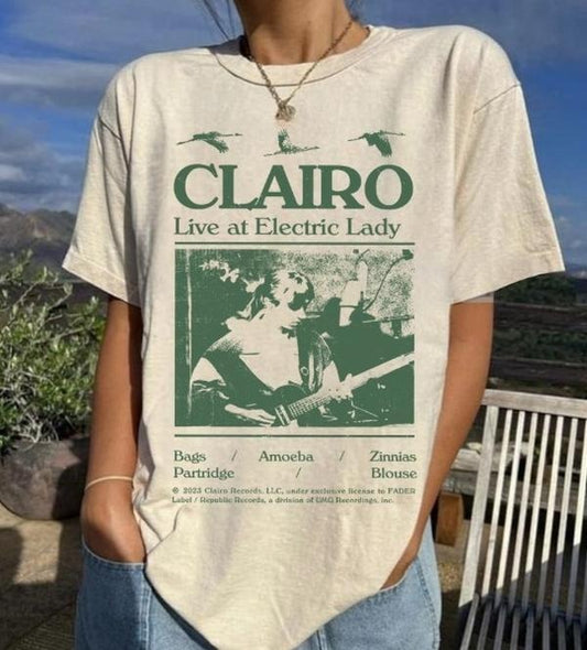 Clairo Sling Album T-Shirt, Live At Electric Lady Indie Gift Teestyle{n002}2 Hoodie, Sweatshirt | WearSparks.com