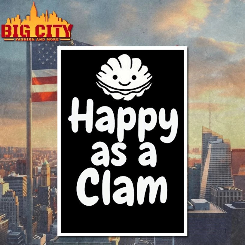 Clam Happy as a clam shirt