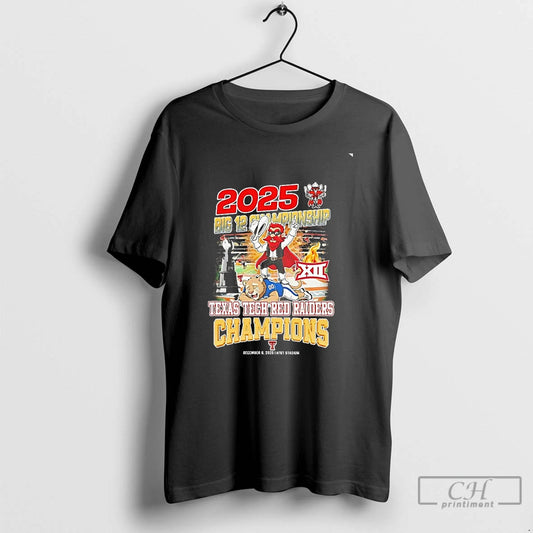 Classic 2025 Big 12 Championship Texas Tech Red Raiders Champions Chriast T-Shirts, Hoodie, Sweatshirt | WearSparks.com