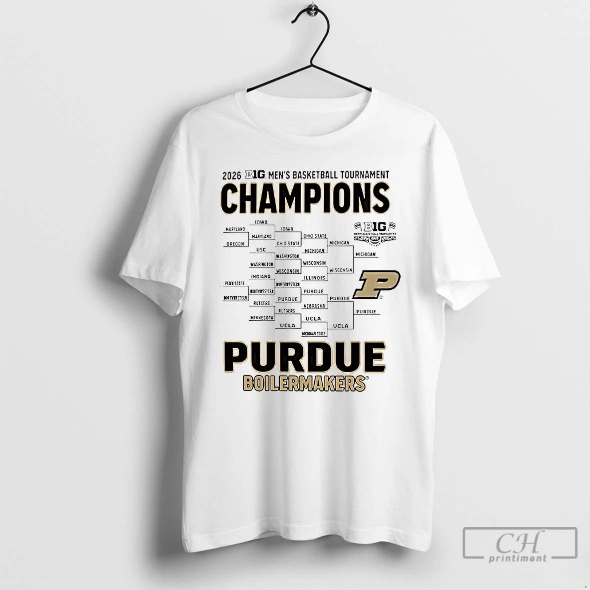 Classic 2026 Big Ten Mens Basketball Tournament Champions Purdue Boilermakers Bracket